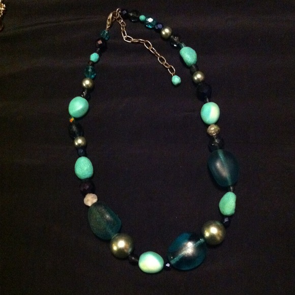 Blue necklace