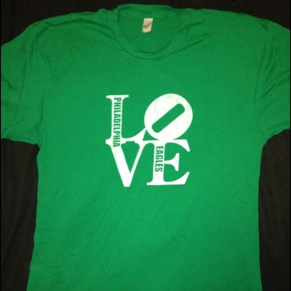 < SOLD> Philadelphia EAGLES vintage t shirt - Picture 2 of 4