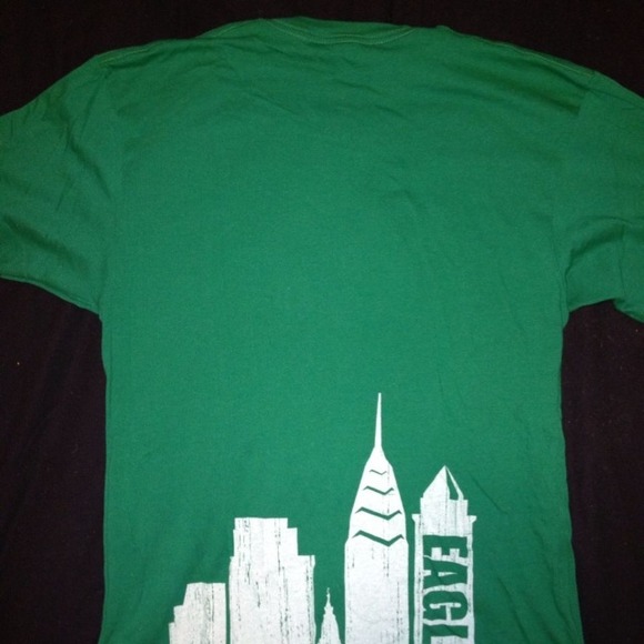 < SOLD> Philadelphia EAGLES vintage t shirt - Picture 3 of 4