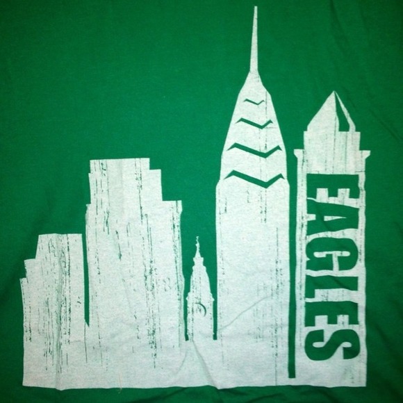 < SOLD> Philadelphia EAGLES vintage t shirt - Picture 4 of 4