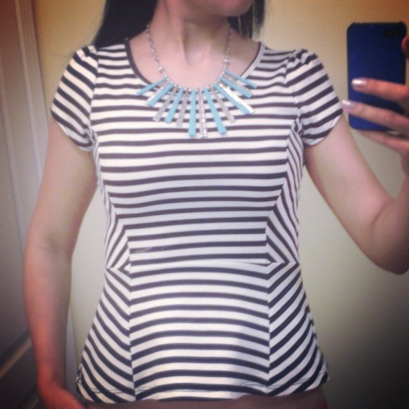 Black & white top