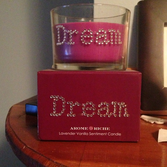 Lavender/vanilla scented candle