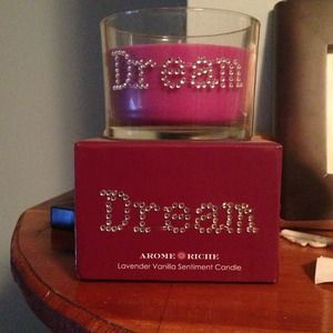 Lavender/vanilla scented candle