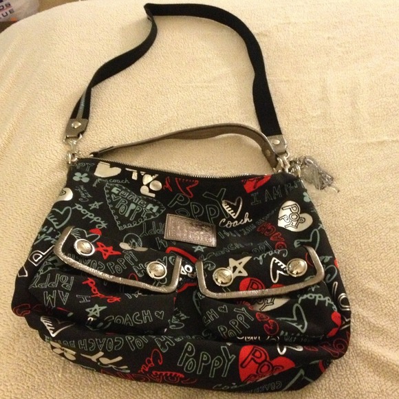 Reduced!! Poppy coach purse
