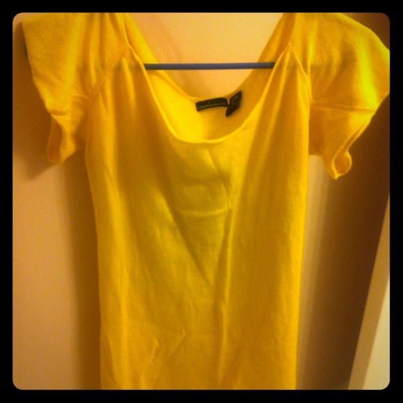 Yellow off the shoulder