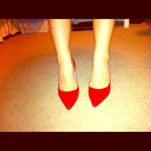 Red high heels