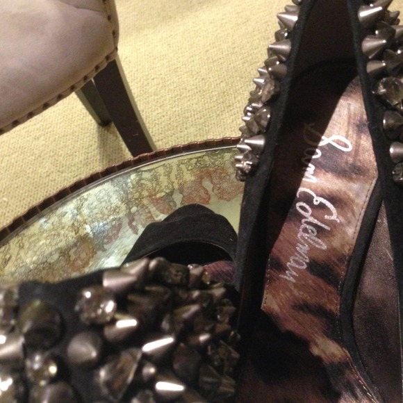 Open toes black heels - Picture 2 of 3