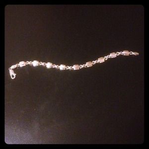 Sterling Sliver Hugs And Kisses Bracelet