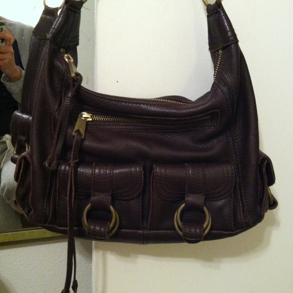 Banana Republic leather bag.