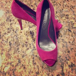 Hot pink heels