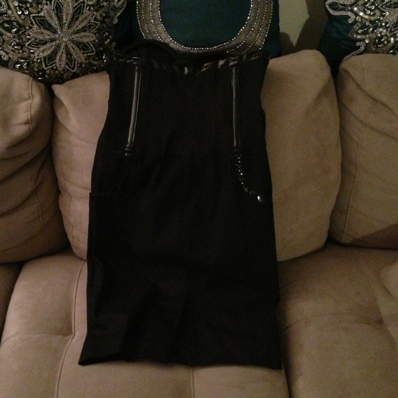 Marciano black strapless dress - Picture 3 of 4