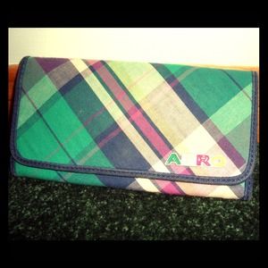 SOLD.Aero Plaid Wallet.