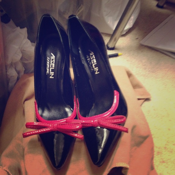 Black and Pink shoes