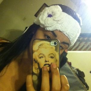 ❌SOLD❌ Hand made ear warmer with flower