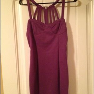 REDUCED over $20---Purple cutout back dress