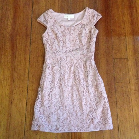 Light pink mini dress