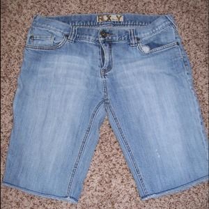 Sold~~Roxy jean cut off shorts