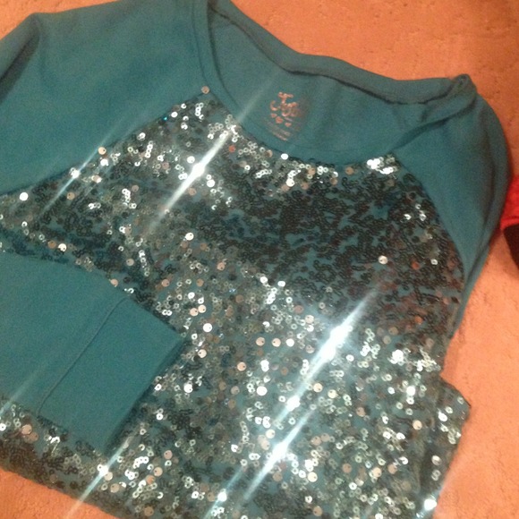 Sparkly Sweat Shirt by Justice.