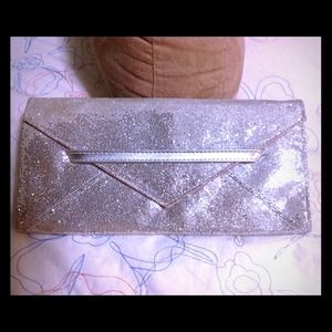 Victoria's Secret Sparkle Silver Clutch