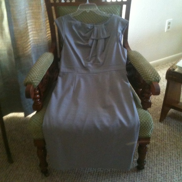 Classic grey sheath dress