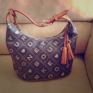 Brown Leather Dooney & Bourke Handbag