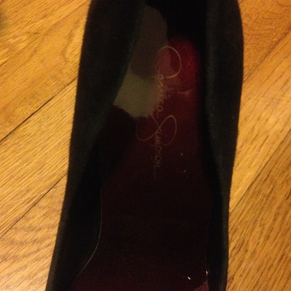 Jessica Simpson suede black pumps - Picture 2 of 2