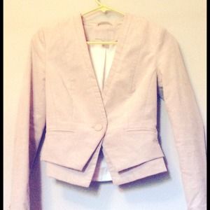 Nude Fitted Corduroy Blazer