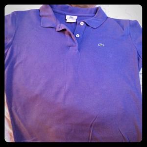 SOLDLacoste Purple Polo Shirt Top