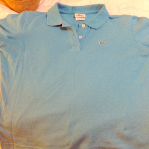 SOLDLacoste Blue Polo shirt top