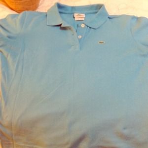SOLDLacoste Blue Polo shirt top