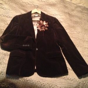 Size 10 J Crew Velvet Blazer