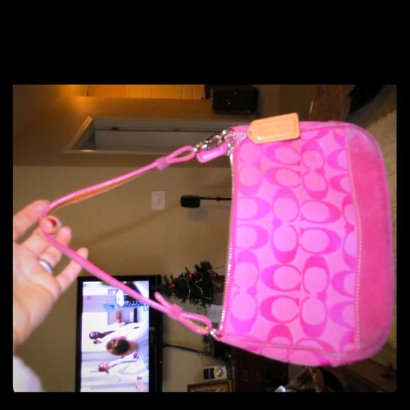 Pink Coach Purse