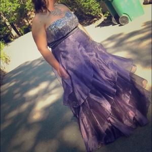 Purple prom dress.. 2 piece set