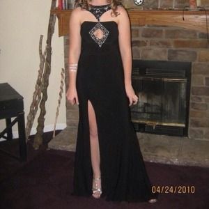Black formal dress