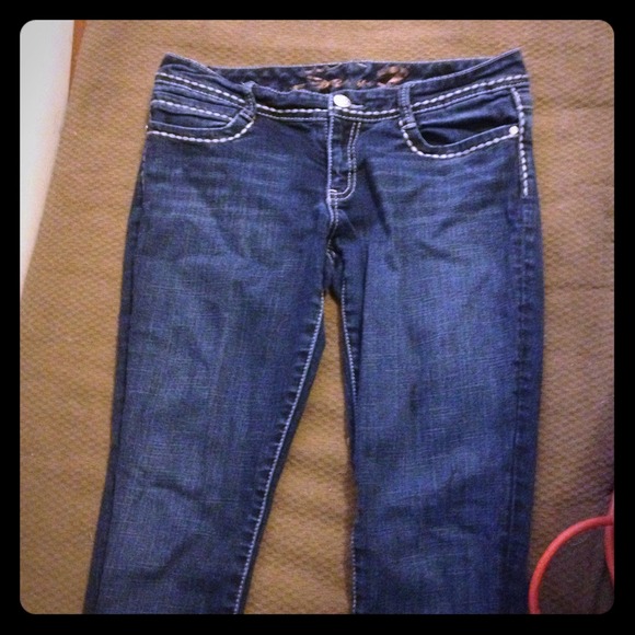 Silver skinny jeans