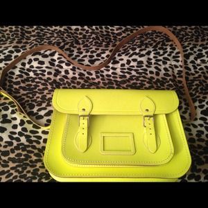 * SOLD* Cambridge Neon Satchel
