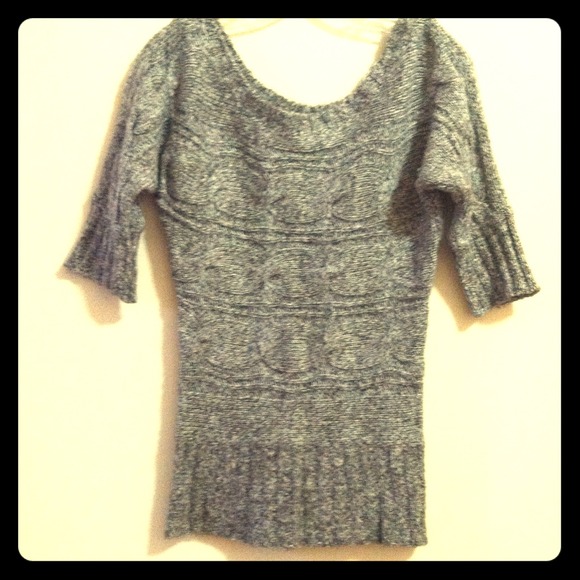 An American Rag brown & white knit sweater