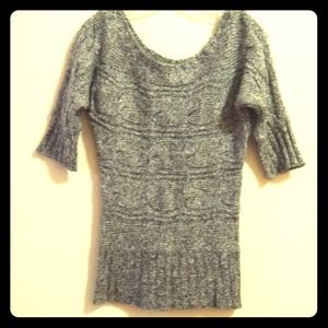 An American Rag brown & white knit sweater