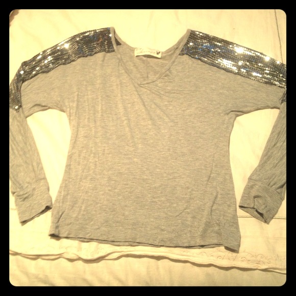 Vintage Havana sequence sparkle shirt