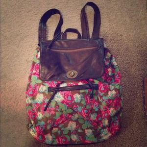 Floral print Backpack