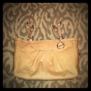 SOLD Coach Leather Purse & Necklace