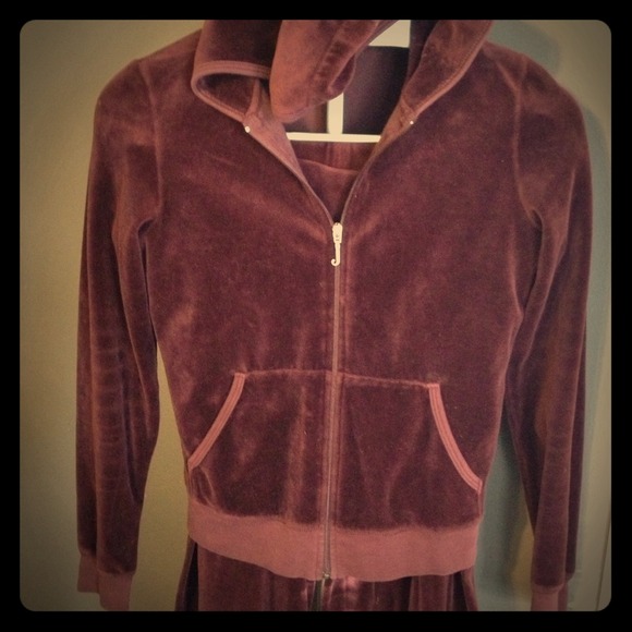 Juicy Couture velour set.