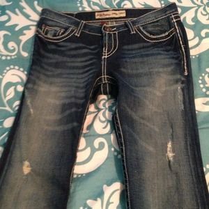 BKE  size 26 dark wash jeans.