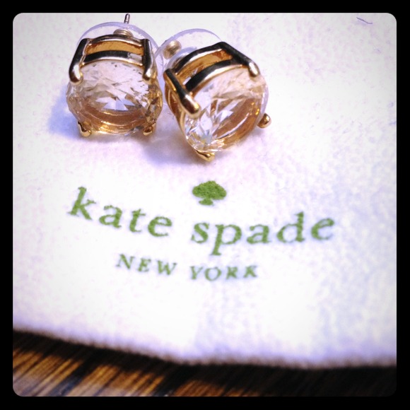 Authentic Kate Spade gumdrop earrings.