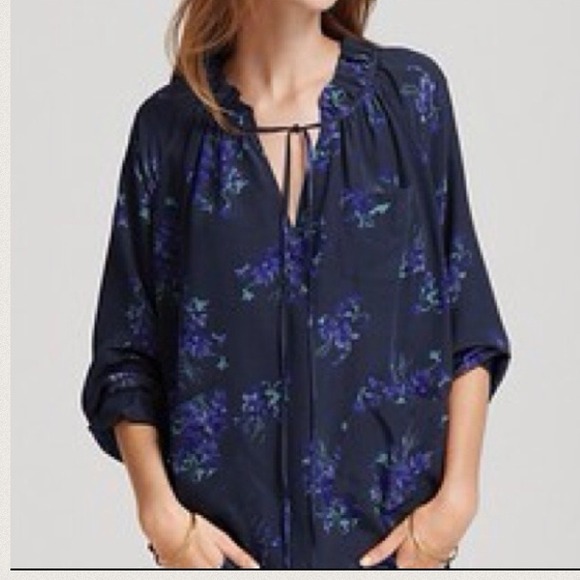 Rebecca Taylor lily floral blouse tunic