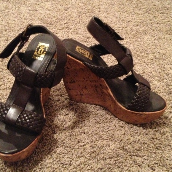 Wedge sandals. SOLD