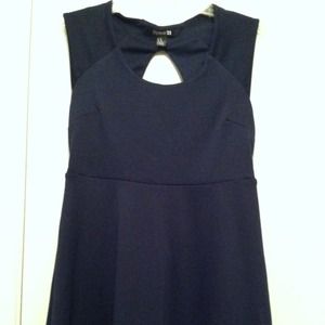 Navy blue mini dress