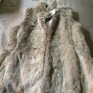 Banana Republic Fur Vest