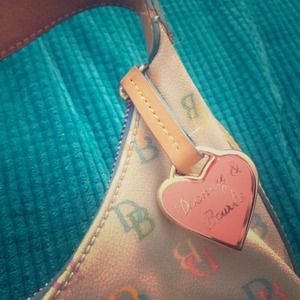 Dooney & Bourke Small Blue Bucket Bag AUTHENTIC