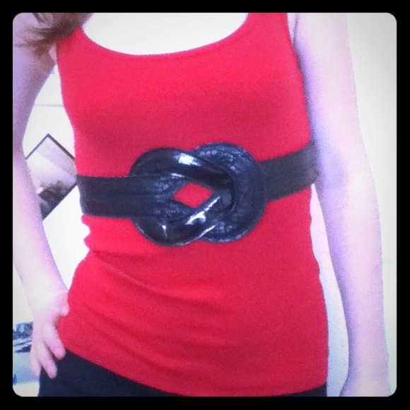 Black dress belt. - Picture 1 of 3